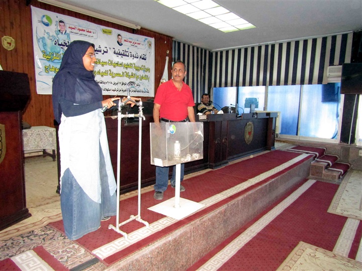 مياه سوهاج تدرب طلاب الجامعة على المبادئ الأولية للسباكة   