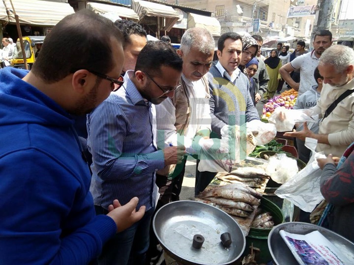 رئيس مدينة الحامول: إعدام 650 كجم فسيخ ورنجة فاسدة في حملة علي الأسواق