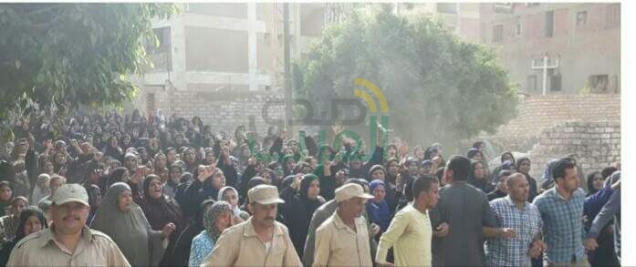 جنازة شهيد الواجب بالعمار تتحول لمظاهرة ضد الإرهاب