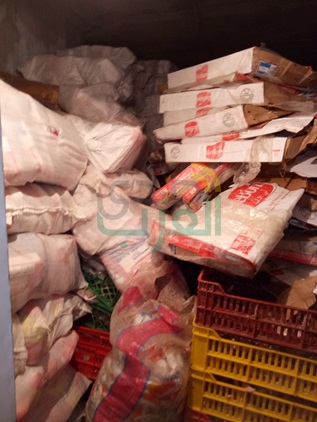 بالصور.. إعدام 20 طن أرجل دواجن متعفنة فى البدرشين