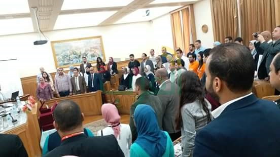 افتتاح ملتقى سوق العمل الهندسي بجامعة الاسكندرية 