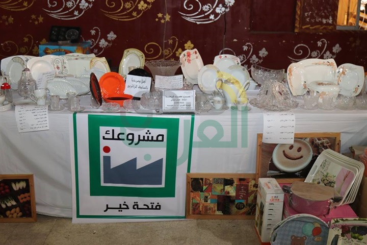 بالصور.. محافظ كفر الشيخ يفتتح معرض "مشروعك" بدسوق 