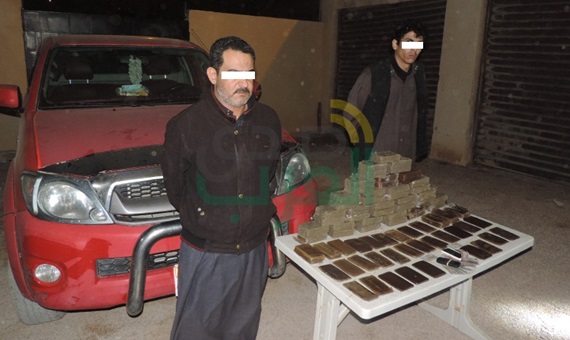 بالصور.. خلال 24 ساعة.. ضبط 250 طربة حشيش و59 ألف قرص ترامادول و13 متهم