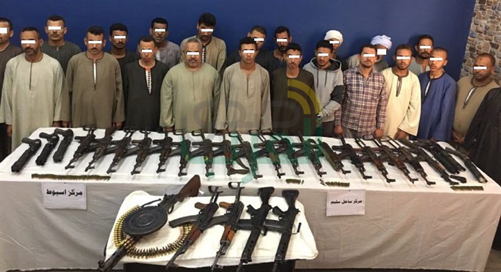 ضبط 66 متهم و58 قطعة سلاح واستهداف 13 خصومة ثأرية خلال 24 ساعة 
