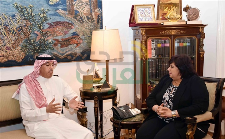 وزير الثقافة تلتقى نظيرها السعودى للتعاون الثقافى بين البلدين وزير الثقافة تلتقى نظيرها السعودى للتعاون الثقافى بين البلدين