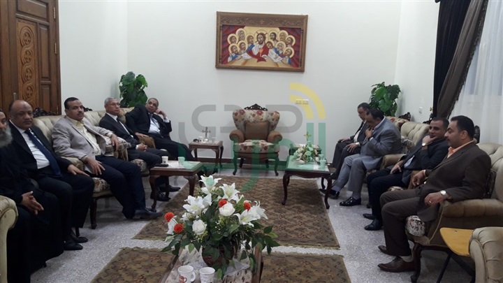 كنيسة الإيمان والوطن بقرية العور بسمالوط تستقبل رفات شهداء ليبيا 