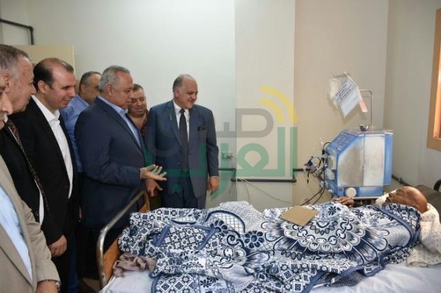 محافظ الشرقية يفتتح مبنى وحدة غسيل الكلى والعيادات الخارجية ووحدة الأشعة المقطعية بمستشفى ديرب نجم المركزي