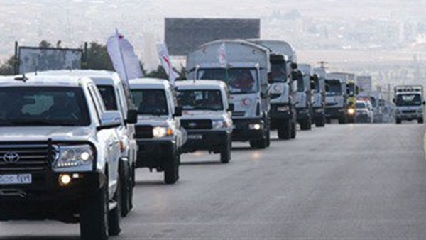 روسيا تسلم قافلة