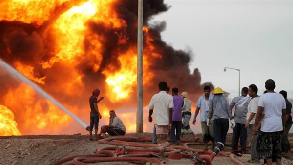 اندلاع حريق في مصفاة