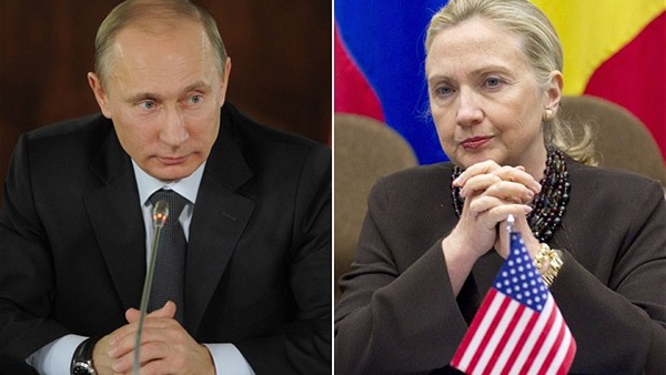 كلينتون وبوتين