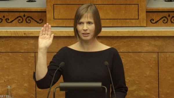 ‎رئيسة إستونيا الجديدة