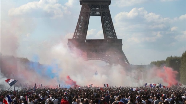 احتفالات بفوز فرنسا