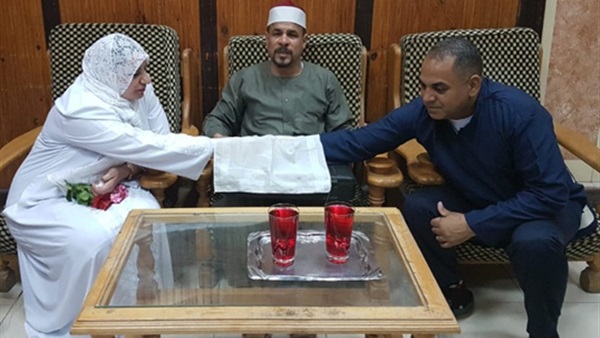 عقد قران وليد وأمانى