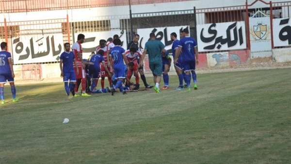 إنقاذ لاعب سيدى سالم
