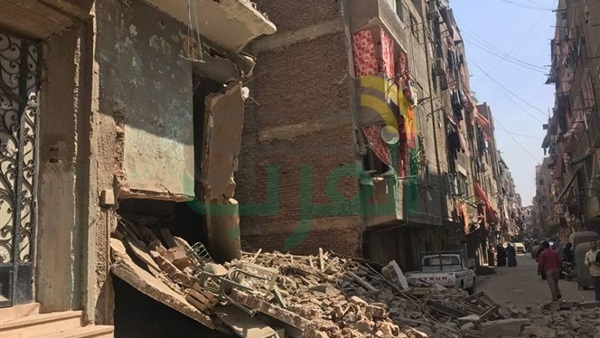 انهيار منزل بشبرا