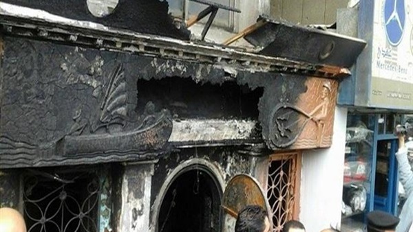  حرق ملهى ليلي بالعجوزة