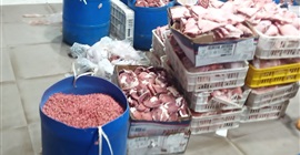 ضبط لحوم وكبده منتهية الصلاحية وغير صالحة للإستهلاك الادمي بكفر الدوار