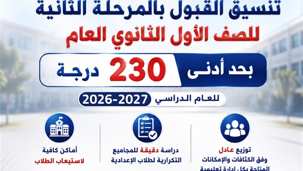 تنسيق المرحلة الثانية