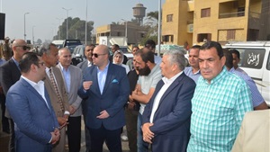 محافظ بني سويف يتفقد