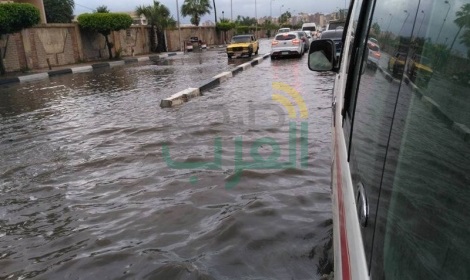 بالصور.. الإسكندرية تغرق في مياه الأمطار