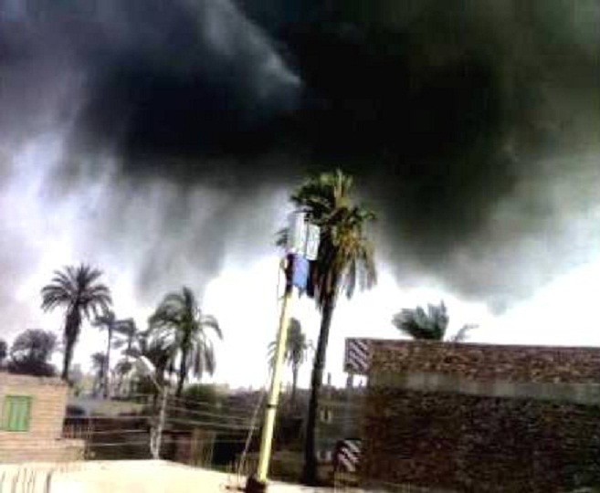 بالصور.. التلوث يحاصر أهالي نجع " موسي علام " بنجع حمادي والبيئة في خبر كان