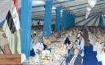 وزير الدفاع يتناول الإفطار مع مقاتلي الجيش الثالث الميداني ورجال الوحدات الخاصة  