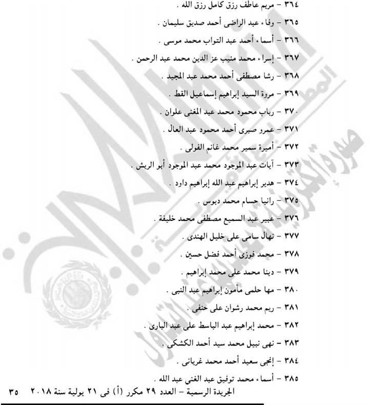 بالأسماء.. الجريدة الرسمية تنشر موافقة الرئيس على حركة ترقيات هيئة النيابة الإدارية