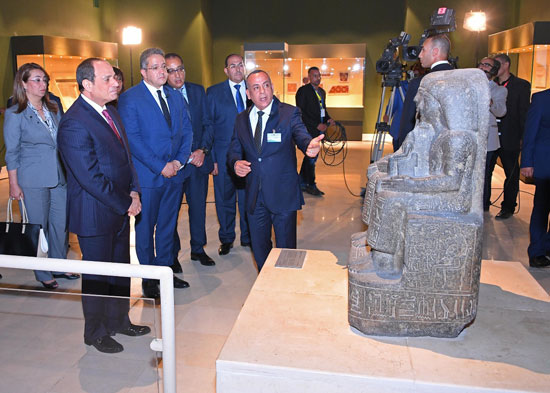 "السيسى" يفتتح متحف سوهاج القومى بتكلفة 72 مليون جنيه
