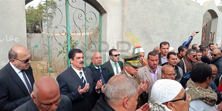بالصور.. جنازة عسكرية ووداع حاشد لشهيد مدينة نصر الرائد مصطفى عبيد