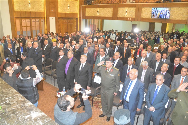 محافظ المنيا يفتتح الكنيسة الإنجيلية المشيخية عقب اعادة بنائها بمركز ملوي