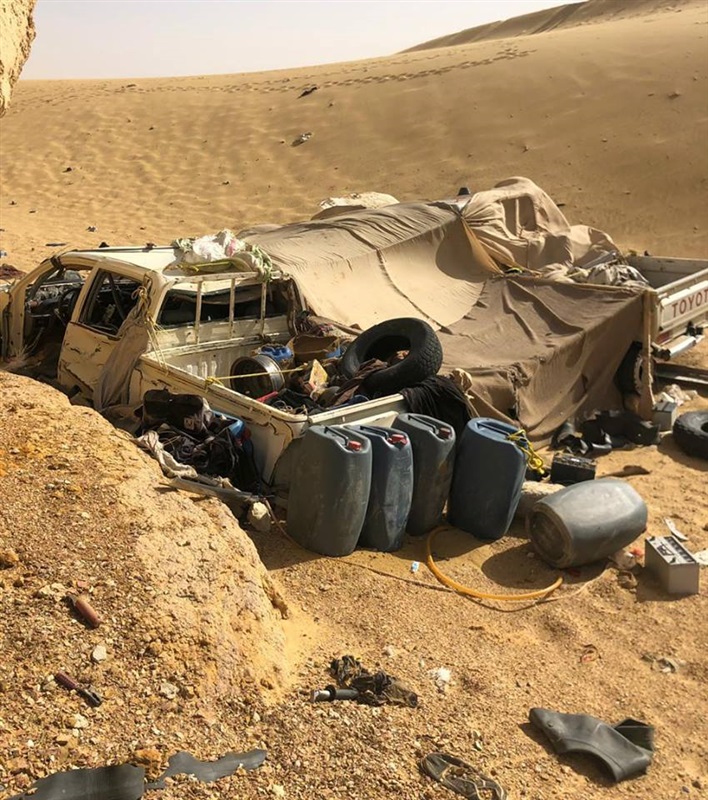 بالصور.. قوات الجيش والشرطة تقضي على خلية إرهابية في الصحراء الغربية