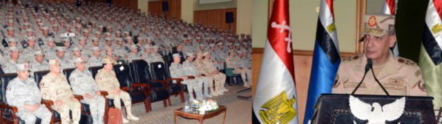 وزير الدفاع يتفقد الأنشطة التعليمية بالكلية الجوية ويلتقي طلبة الكلية وأعضاء هيئة التدريس