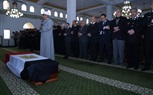 وزير الداخلية يؤدى صلاة الجنازة علي شهداء الواجب الوطني بمسجد أكاديمية الشرطة