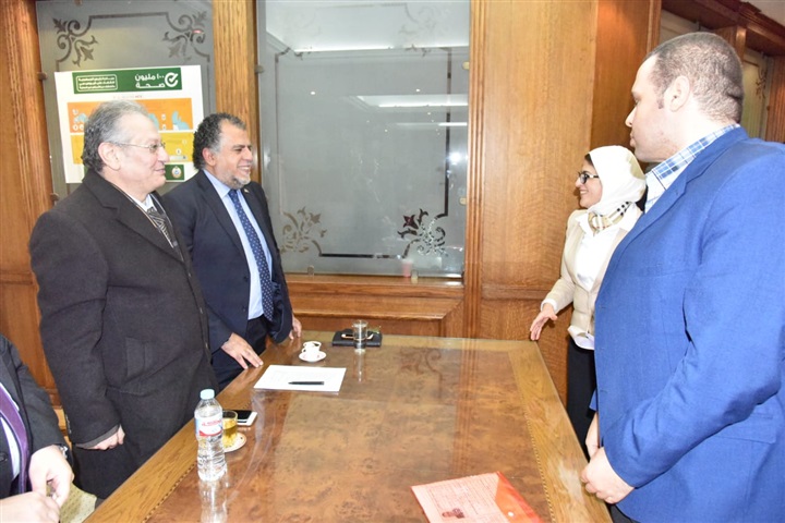 وزيرة الصحة تتفقد لجان الاختبارات للفرق الطبية العاملة في التأمين الصحي الشامل الجديد