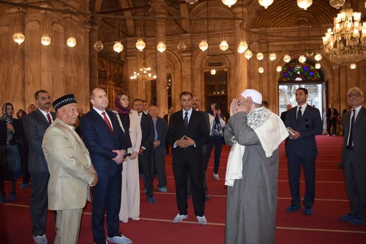 بالصور.. تفاصيل زيارة الرئيس البلغارى وزوجته قلعة صلاح الدين والمتحف المصري