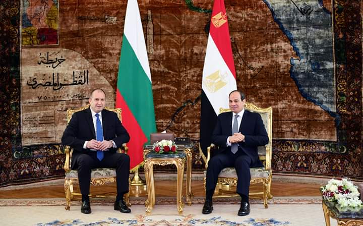 بالصور.. مراسم استقبال السيسي  لـ"رومن راديف" رئيس بلغاريا وقرينته 