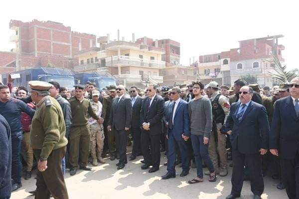 بالصور.. جنازة عسكرية لضابط شرطة بلبيس بالشرقيه