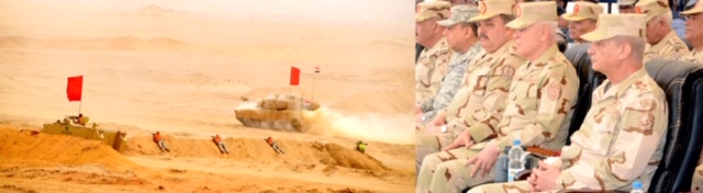 وزير الدفاع يشهد المرحلة الرئيسية للمناورة "بدر 2019" مع الرماية بالذخيرة الحية 