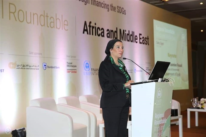 وزيرة البيئة تشارك في المائدة المستديرة لدعم المنظومة المالية لدمج البيئة فى إفريقيا والدول العربية