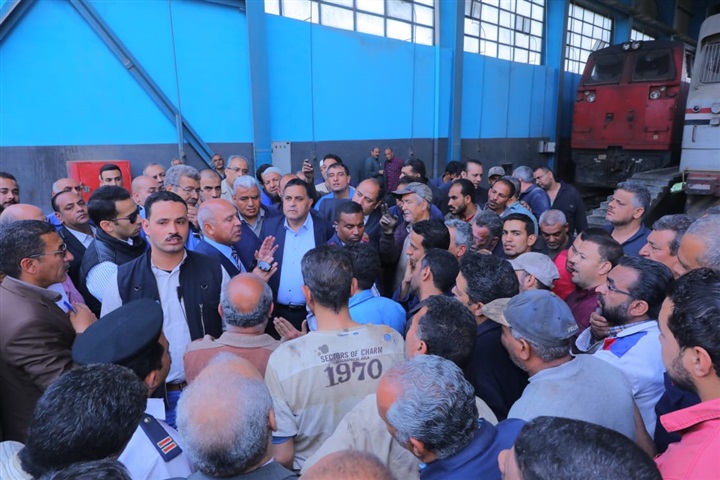 وزير النقل: تنفيذ خطة للتطوير الشامل لكافة ورش السكك الحديدية لرفع مستويات السلامة والأمان وزيادة الإنتاجية