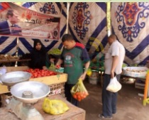 إقبالاً جماهيرياً مكثفاً علي منافذ أمان لتوفير السلع الغذائية علي مستوى الجمهورية