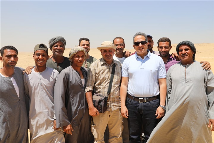 بالصور.. كشف أثري يحطم أسطورة عبودية بناة الأهرامات