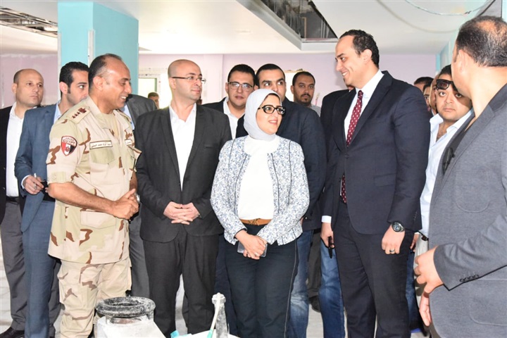 وزيرة الصحة توجه بسرعة إنهاء التجهيزات بمستشفى بور فؤاد العام تمهيدًا لتطبيق التأمين الصحي الجديد