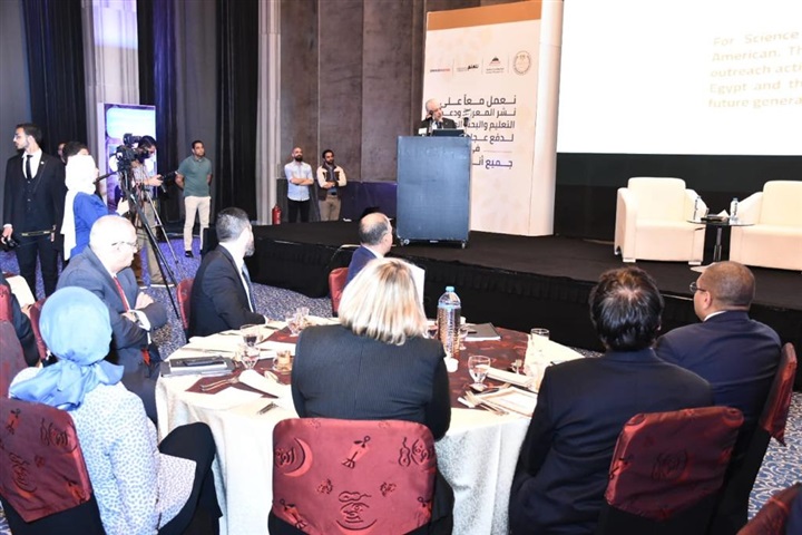 طارق شوقي: نحتفل اليوم بتوطين المعرفة العلمية فى مصر والعالم العربي فى مجال أبحاث الحفريات الفقارية