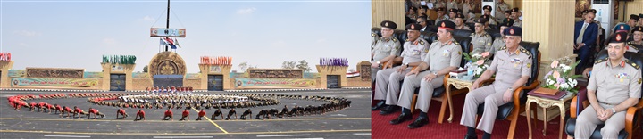 "وزير الدفاع " يشهد الاحتفال بتخريج دفعات جديدة من المعاهد الصحية