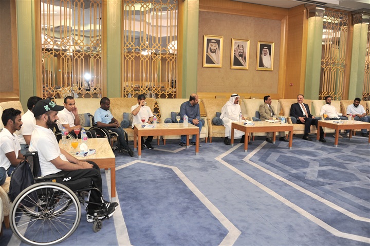 السفير السعودي يستقبل أعضاء بعثة نادي القصيم "لذوي الإعاقة" السفير السعودي يستقبل أعضاء بعثة نادي القصيم "لذوي الإعاقة"