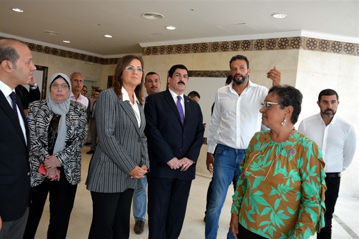 وزيرة التخطيط تتفقد أكبر مستشفي للأطفال في الشرق الأوسط بشبرا الخيمة 