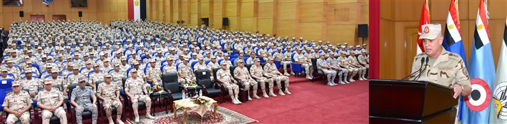 الفريق محمد فريد يشهد المرحلة الرئيسية لمشروع تدريبي بالمنطقة الغربية