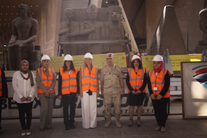 المتحف المصري الكبير يستقبل حرم رئيس وزراء اليونان