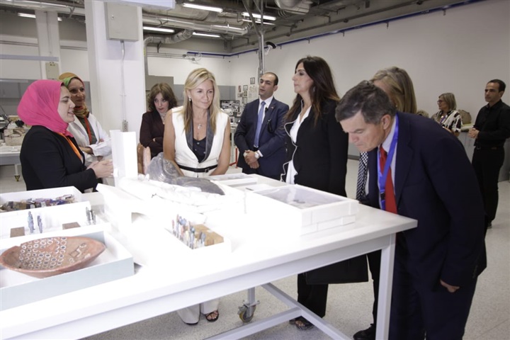 المتحف المصري الكبير يستقبل حرم رئيس وزراء اليونان